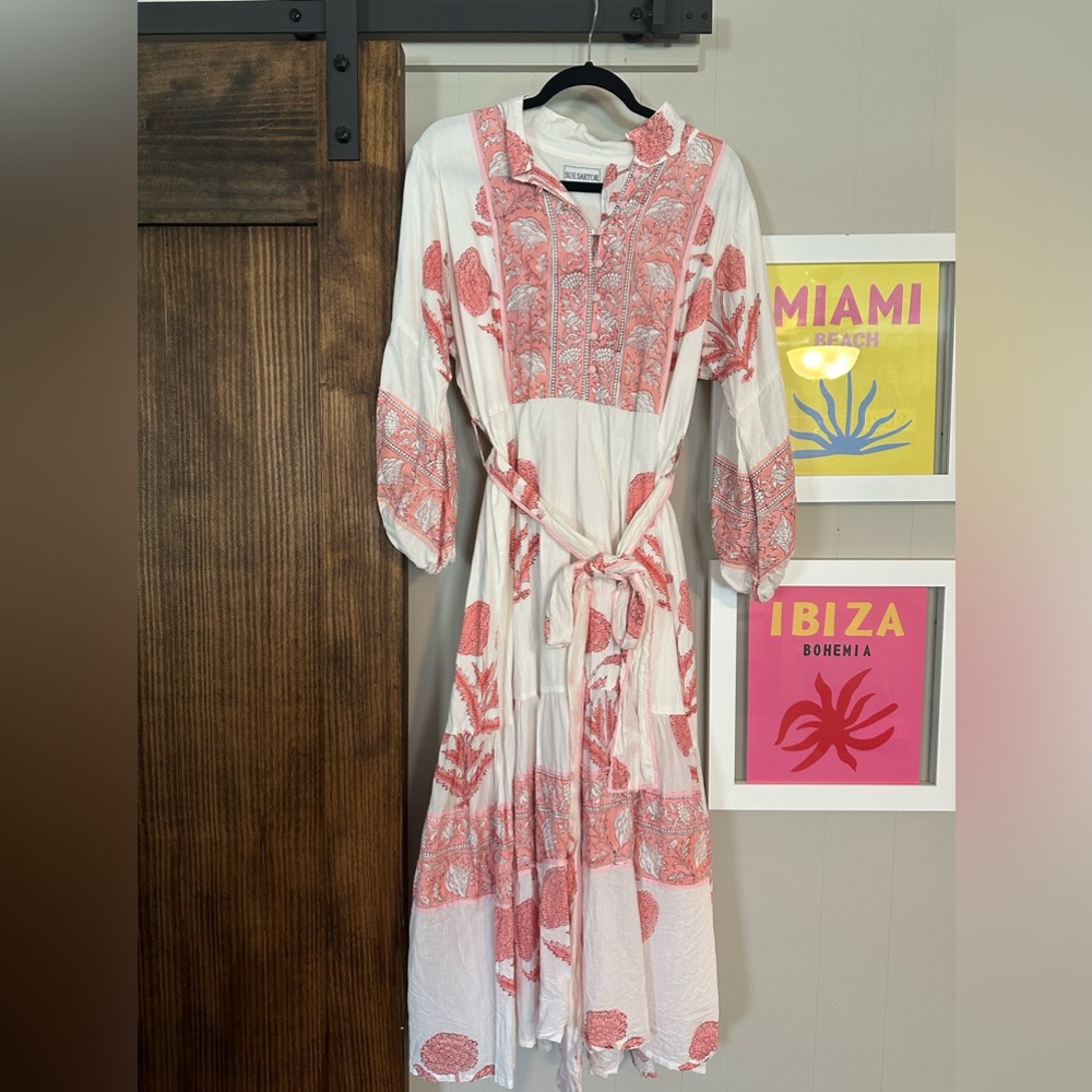 Sue Sarto Flounce dress size large